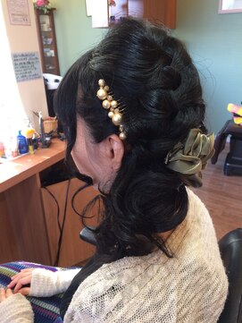 メルシーフォーヘア(Merci for hair) 編み込みサイドカール