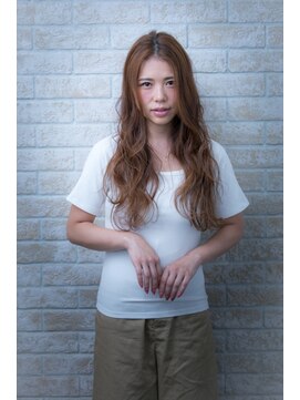 ヘアーアートシフォン 池袋西口店(Hair art chiffon) ブルージュくせ毛風無造作似合わせカットヴェールウェーブ耳かけ