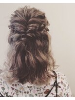 クレル(Creelu)&nbsp;編み込みハーフアップ