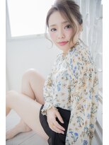 シャイン ヘア ブレンド 二子玉川(Shine hair blend)&nbsp;【二子玉川】丸みショート無造作カールボブディイルミナカラー44