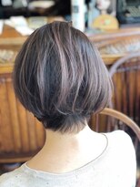 ベル(BELL)&nbsp;スモーキーピンクが可愛いショートボブ【BELL桜新町/用賀】