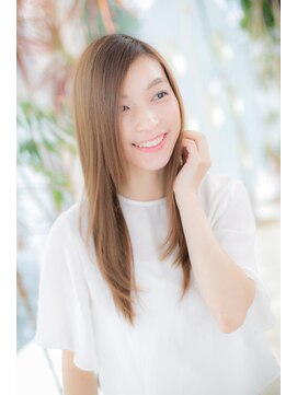 ヘアーショップ エヌアンドエー 越谷店(hair shop N&A) サラツヤストレート×レイヤーロング