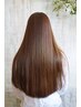 【髪質改善】カット+オーガニックカラー+酸熱型ケラチントリートメント超美髪
