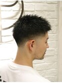20代30代キングオブショートスパイキーフェード