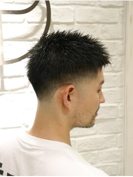 ヨシザワインク プレミアム 横浜 桜木町店(YOSHIZAWA Inc. PREMIUM) 20代30代キングオブショートスパイキーフェード