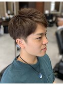 人気の王道ツーブロックマッシュ <理容室>