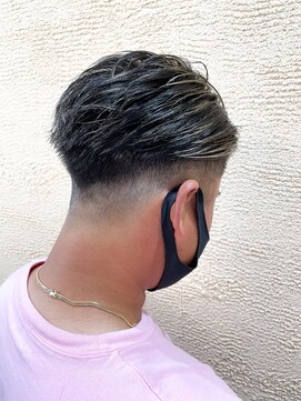 グランデュール 藤枝店(GRANDEUR) フェード+メンズハイライト