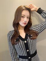 ロンド ストラーダ 心斎橋(Lond strada)&nbsp;韓国前髪顔周りロング×デザインカラー[心斎橋/髪質改善]