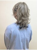 かっこかわいい！編み込みウルフ♪