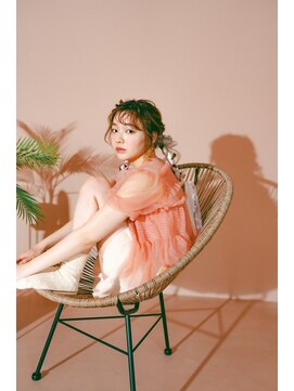 ヘアメイクアンドセットサロン リッコ(Hair make&set salon Ricco) 推し活におすすめ☆梅田Riccoリボンツイン