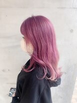 アッシュタカサキ(ash takasaki)&nbsp;ブリーチ/ピンクカラー/ラベンダーべージュ/ピンクベージュ