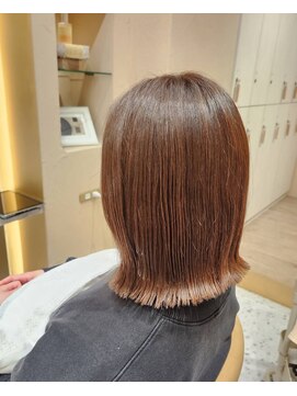 プアメリア 名古屋(Puamelia) レイヤーケアブリーチダブルカラーボブ_4227