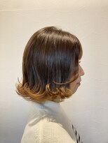 ムースヘアー(Muus hair)&nbsp;外ハネボブ×グラデーションカラー