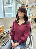 韓国風くびれヘア【カット+Wカラー+トリートメント13800円】