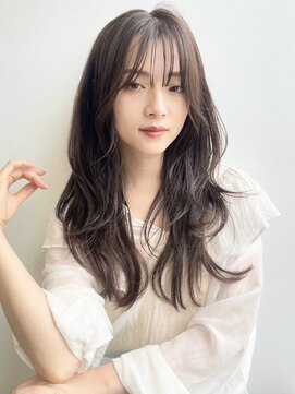 ワク(WAKU) YUJIstyleNO,71大人くびれレイヤーカットオリーブベージュ