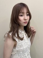 ケーツー エム 京都ラクエ(k-two emu)&nbsp;顔周りレイヤー*顔周りカット*レイヤーカット*ベージュカラー