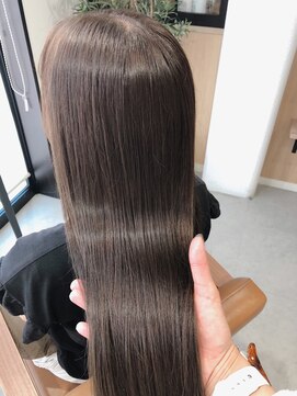 テラスヘア 三条(TERRACEhair) 髪質改善艶カラー【透明感グレージュ】