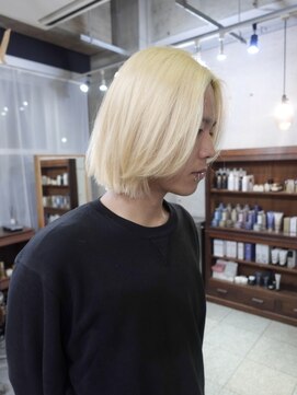 ヘアーデザイン アルエ(HAIR×design ARUE) メンズボブ×抜きっぱなし