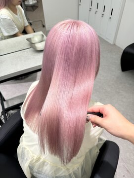 ペレ 渋谷(PELE) イメチェン/ホワイトブロンド/外ハネボブ/美髪/渋谷