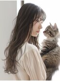 ★暗めカラーグランマッシュフェイスフレーミングデザインカラー