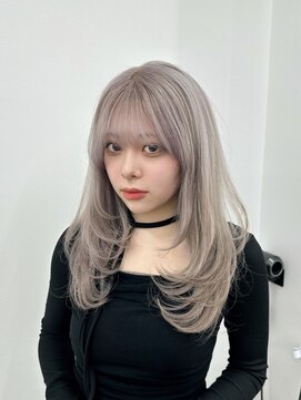 エゴ 池袋(EGO) レイヤーカットミルクティーグレージュ