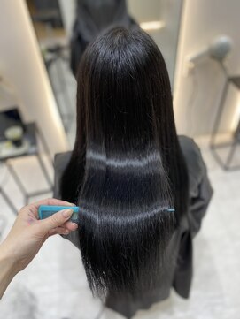 ジーナ 博多筑紫口(Zina) 透明感グレーカラーで艶感アップ！YURI/博多美容室/博多髪質改善