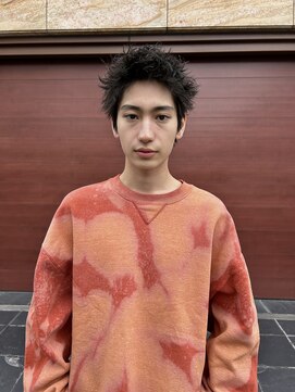 ヒュージ 表参道(huge) スパイキーショート/簡単スタイリングできるニュアンスパーマ