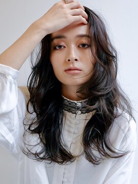 ピークアブー 原宿ハラカド(PEEK-A-BOO) ロングレイヤーデジパナチュラルパーマ時短大人女子20代30代