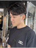 センターパート毛流れパーマで簡単スタイリング【立川/沙久楽】