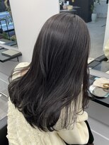 ミンナノポリシー(MIN NANO//POLICY) 地毛風透明感グレージュロング◎