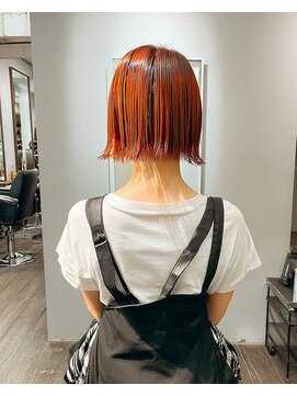 ゴカンムード(Gokan mood) 髪質改善白髪ぼかしインナーカラー縮毛矯正ブリーチハイライト