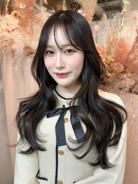 ユニ 表参道(uni) 10代20代30代/韓国風くびれレイヤーカット/ヨシンモリエギョモリ