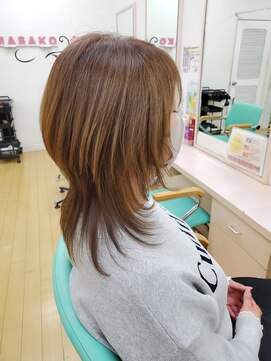 コアフィールドマサコ 小松島店(COIFFURE de MASAKO) ミディアムウルフ