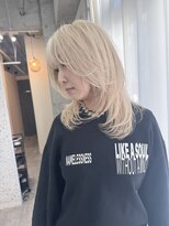 ラニヘアサロン(lani hair salon)&nbsp;抜きっぱなしブロンド/ブリーチ/ハイトーン/小顔レイヤーカット