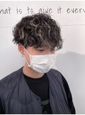波巻きツイストスパイラルパーマ/フェザーパーマ/眉毛/メンズ