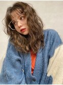 ロング20代30代40代大人可愛い前下がり表参道