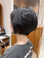 ピークアブー アヴェダ ギンザシックス(PEEK-A-BOO AVEDA GINZASIX)&nbsp;ショートレイヤー　ショートボブ　丸みボブ　時短　銀座　新橋◆