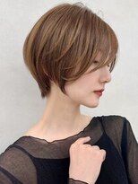 アッシュ 成瀬店(Ash) ショートレイヤー×アッシュベージュ