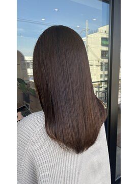 エクファ ヘアエステアンドスパ(ex-fa hair esthe&spa) ワンホンレイヤー/ミルクティーブロンド/ダークブルー/草津/栗東