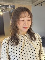 ジュベ(juve.) 大分ミディアムロング顔周りレイヤーカット髪質改善カラー