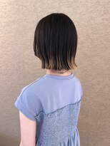 ビファインべクス(Befine becs)&nbsp;［ブリーチあり］パツっとボブに裾カラーでオシャレ感アップ！