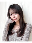 ＊20代30代40代◎小顔ミディアムレイヤー2wayバング内巻き表参道
