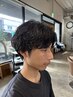 【学生でも挑戦しやすい】メンズカット+ニュアンスパーマ［藤井寺メンズ］