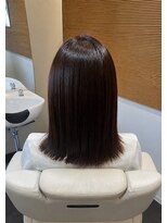 ビーアップヘアー(be:up hair) 縮毛矯正とカラーで艶髪へ