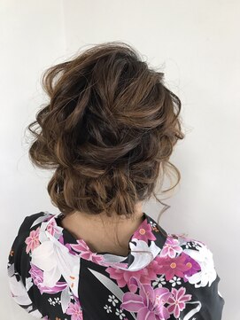 トータルビューティーサロン ディーグレース(TotalBeautySalon D.Grace) 浴衣着付け×ルーズアップstyle