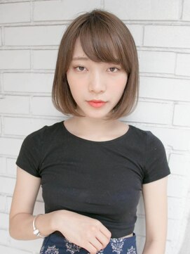 ルティア(Lutia) 前下がりボブ　アッシュカラー　似合わせカット☆