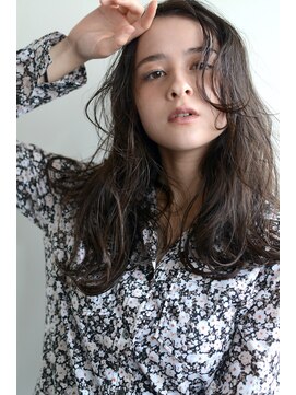 ミラバイグリーン(Mira by green) Bouncy perm × ash beige 【フェザーロング】#2