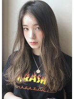 アグ ヘアー ルモア 鹿児島鹿屋店(Agu hair lmore)&nbsp;《Agu hair》外国人風グラデーションカラーゆるふわロング