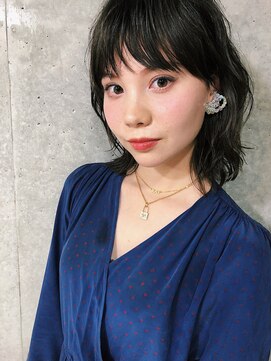 ノラジャーニー(NORA Journey) 【NORA Journey】ワイドバングのくびれウルフボブ