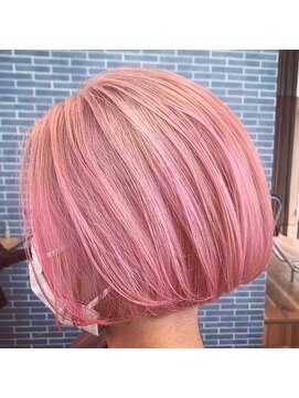 マンタップヘアー(Man Tap Hair) ピンクミニボブ